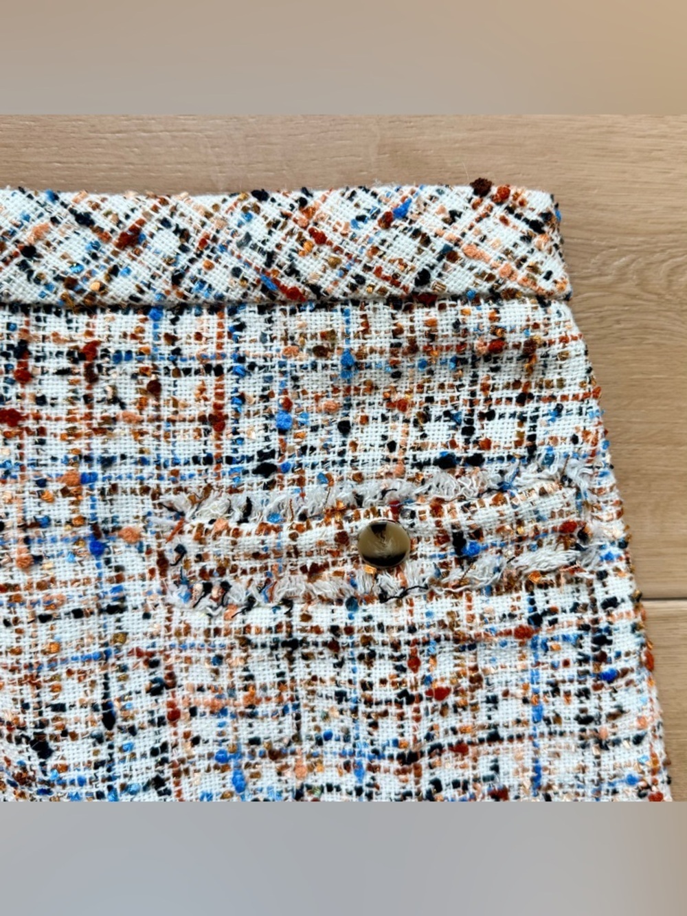 Ann Taylor Tweed Skirt Size 8 - Picture 3 of 6
